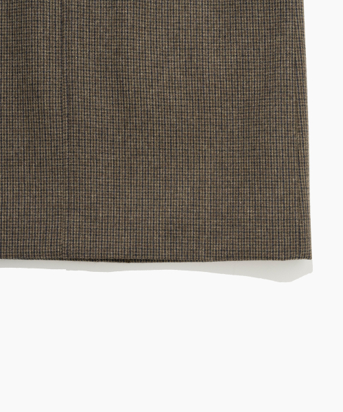 TTUDEMENT(トュードメント)の「H-LINE POCKET SKIRT BROWN CHECK(スカート・レディース・その他・MEDIUM/LARGE/SMALL)」の6枚目の写真