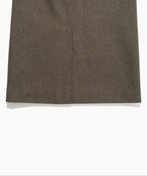 TTUDEMENT(トュードメント)の「H-LINE POCKET SKIRT BROWN CHECK(スカート・レディース・その他・MEDIUM/LARGE/SMALL)」の7枚目の写真