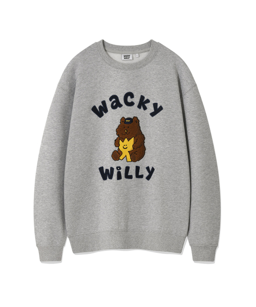 Wacky WiLLy(ワッキーウィリー)の「キキと友達グラフィックスウェットグレー(スウェット・レディース・その他・SMALL/MEDIUM/LARGE/X-LARGE)」の1枚目の写真