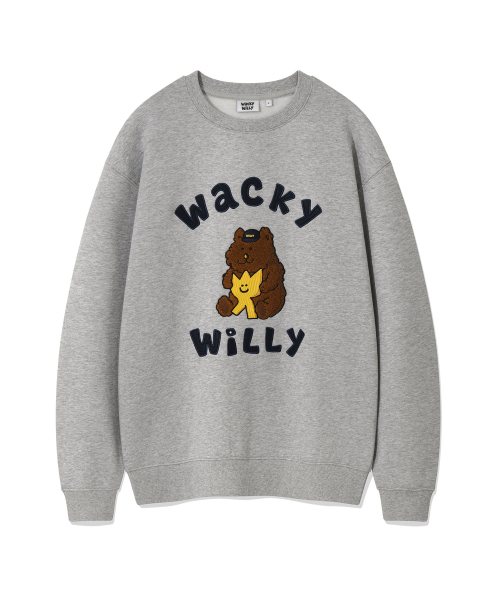 Wacky WiLLy(ワッキーウィリー)の「キキと友達グラフィックスウェットグレー(スウェット・レディース・その他・SMALL/MEDIUM/LARGE/X-LARGE)」の2枚目の写真
