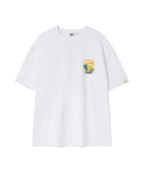 Wacky WiLLy(ワッキーウィリー)の「キキオーシャングラフィック半袖Tシャツホワイト(Tシャツ/カットソー・レディース・その他・LARGE/X-LARGE/MEDIUM/SMALL)」の2枚目の写真