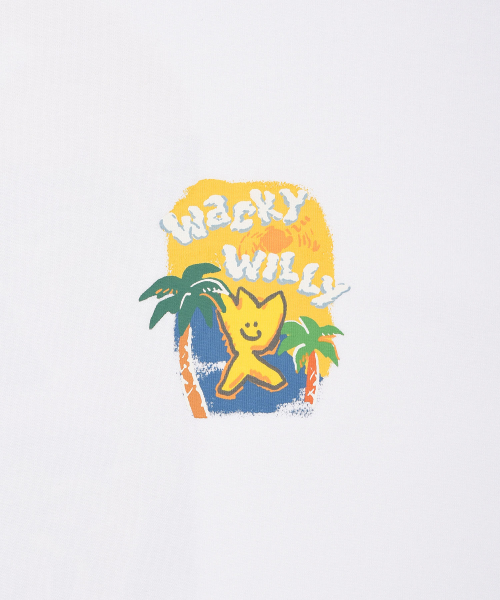 Wacky WiLLy(ワッキーウィリー)の「キキオーシャングラフィック半袖Tシャツホワイト(Tシャツ/カットソー・レディース・その他・LARGE/X-LARGE/MEDIUM/SMALL)」の5枚目の写真