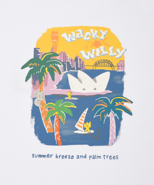Wacky WiLLy(ワッキーウィリー)の「キキオーシャングラフィック半袖Tシャツホワイト(Tシャツ/カットソー・レディース・その他・LARGE/X-LARGE/MEDIUM/SMALL)」の8枚目の写真