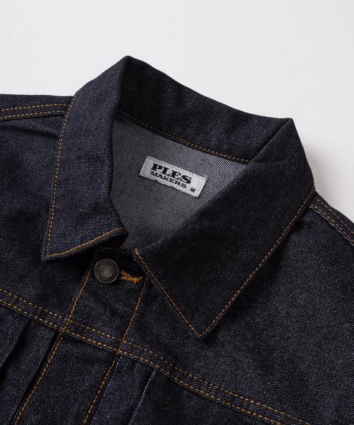72】【PLES】1stタイプ ワンウォッシュ デニムジャケット/Gジャン