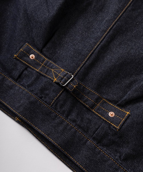 72】【PLES】1stタイプ ワンウォッシュ デニムジャケット/Gジャン