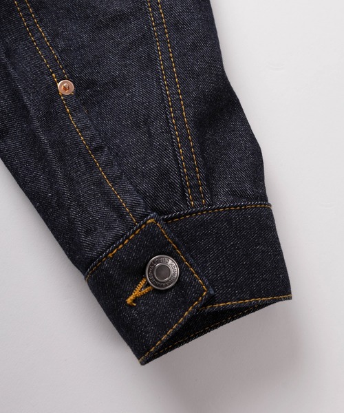 72】【PLES】1stタイプ ワンウォッシュ デニムジャケット/Gジャン