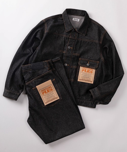上下セット！新品◆PLES One-Washed JACKET＆PANTS◆L make a ray!（メイク ア レイ！）の「【72】【PLES】1stタイプ ワン