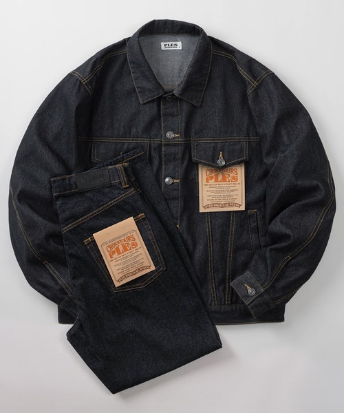 上下セット！新品◆PLES Trucker JACKET＆PANTS◆L make a ray!（メイク ア レイ！）の「【72】【PLES】1st/3rdタイプ