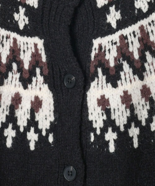 3.3 Field Trip (3.3フィールドトリップ)の「3.3 Field Trip/ノルディッククロップドカーディガン(カーディガン/ボレロ・レディース・ブラック/ブルー/グレー・FREE)」の15枚目の写真