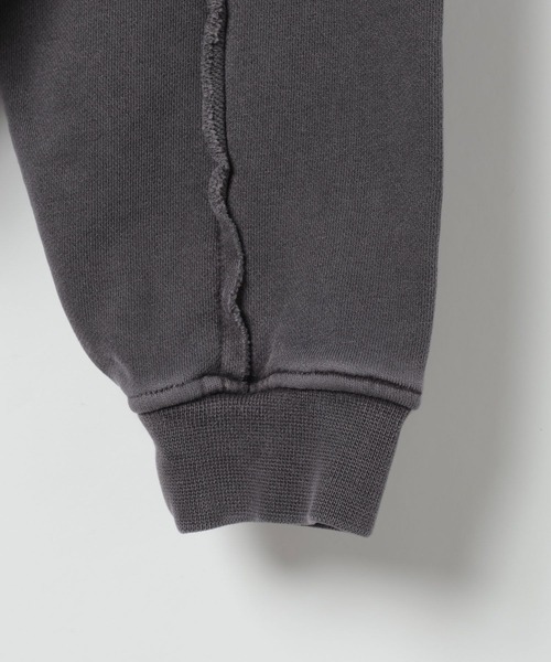 LAND MUSEUM(ランドミュージアム)の「LAND MUSEUM/ワイドカットZIPパーカー(パーカー・メンズ・グレー/ブラック・MEDIUM/LARGE)」の15枚目の写真