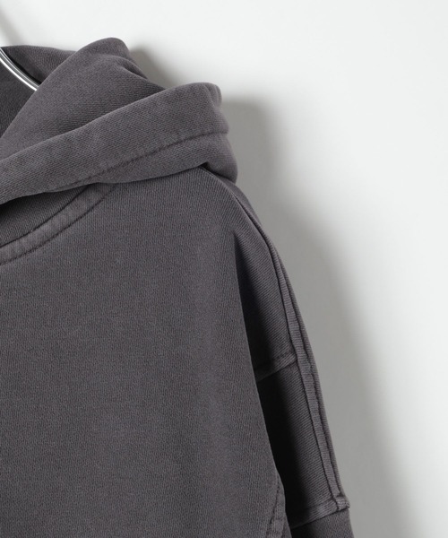 LAND MUSEUM(ランドミュージアム)の「LAND MUSEUM/ワイドカットZIPパーカー(パーカー・メンズ・グレー/ブラック・MEDIUM/LARGE)」の13枚目の写真