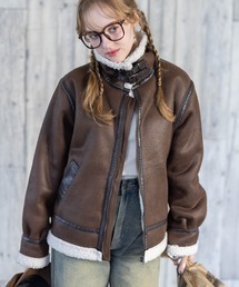 clear | ムートンジャケット［大人 カジュアル 着回し力抜群］≪AW新作≫(ムートンコート)