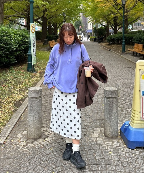 PILIT（ピリット）の「パイピング ミニボアプルオーバー（その他トップス・レディース・ブラウン/アイボリー/ブルー・MEDIUM）」の14枚目の写真