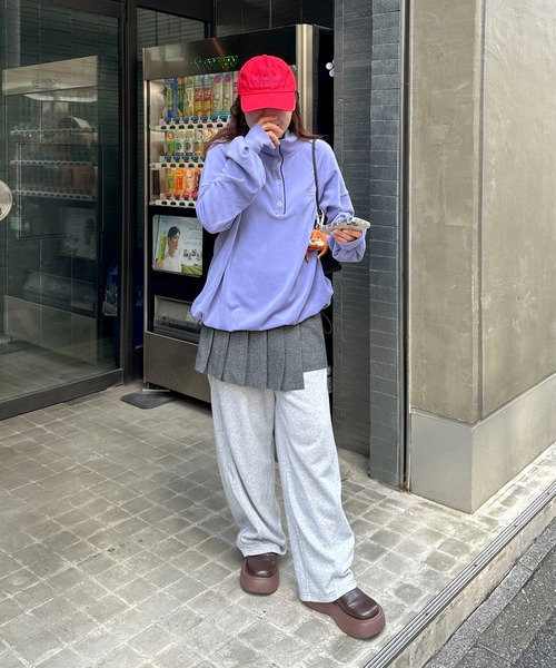 PILIT（ピリット）の「パイピング ミニボアプルオーバー（その他トップス・レディース・ブラウン/アイボリー/ブルー・MEDIUM）」の4枚目の写真