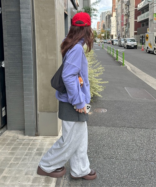 PILIT（ピリット）の「パイピング ミニボアプルオーバー（その他トップス・レディース・ブラウン/アイボリー/ブルー・MEDIUM）」の7枚目の写真