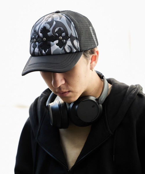 SUPPLIER(サプライヤー)の「SUPPLIER/サプライヤー Tribal Camo Cross Leather Patch Mesh Cap トライバル柄 メッシュキャップ(キャップ・メンズ・ベージュ/ブラック・FREE)」の21枚目の写真