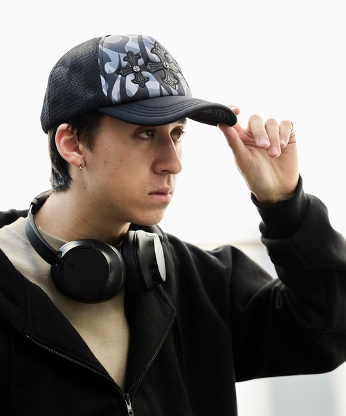 SUPPLIER(サプライヤー)の「SUPPLIER/サプライヤー Tribal Camo Cross Leather Patch Mesh Cap トライバル柄 メッシュキャップ(キャップ・メンズ・ベージュ/ブラック・FREE)」の19枚目の写真