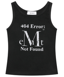 MUCENT（ムセント）の「404 Error Crack Logo Sleeveless Nashi (3 Colors)（Tシャツ/カットソー）」