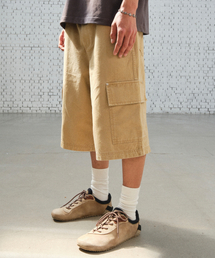 DIVEIN（ダイブイン）の「JUMBO CARGO BURMUDA PANTS (BEIGE)（その他パンツ）」