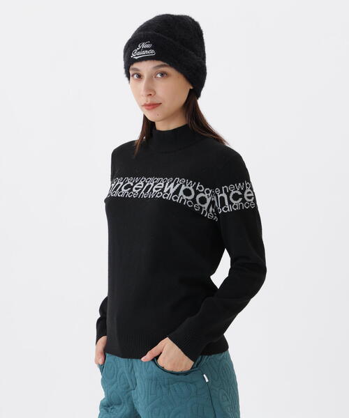 new balance ゴルフ ハイネック ニットプルオーバー　蓄熱保温 セール】【new balance golf】保温 ハイネック ニット プルオーバー