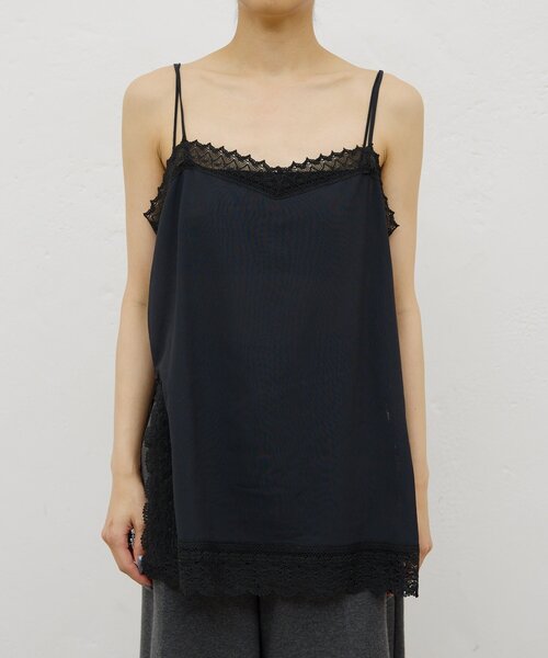 GALLARDAGALANTE（ガリャルダガランテ）の「【HERITANOVUM】レースキャミソール（キャミソール・レディース・ブラック/オフホワイト・FREE）」の9枚目の写真