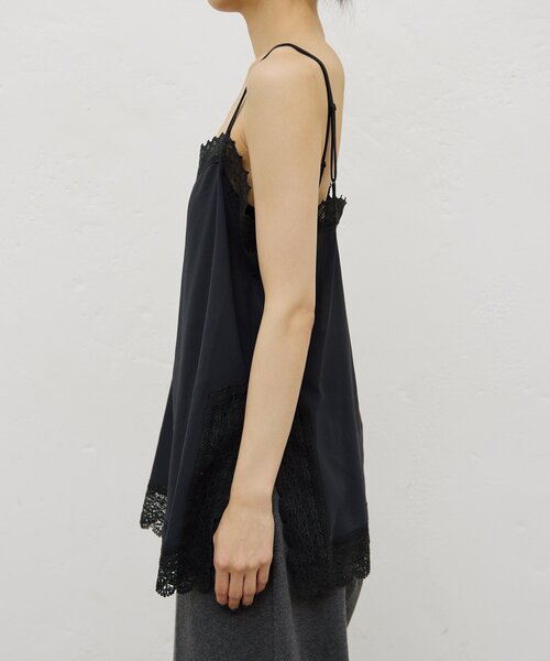 GALLARDAGALANTE（ガリャルダガランテ）の「【HERITANOVUM】レースキャミソール（キャミソール・レディース・ブラック/オフホワイト・FREE）」の8枚目の写真