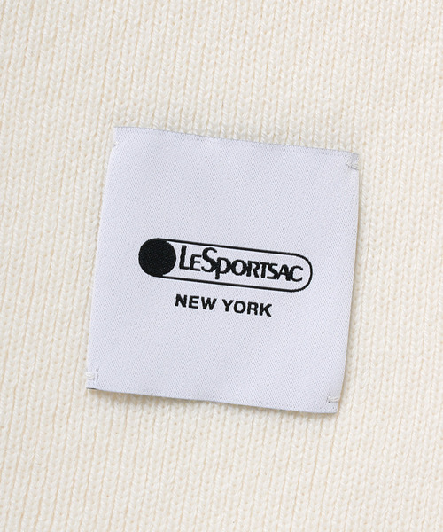 LeSportsac(レスポートサック)の「LeSportsac ニットマフラー(マフラー・レディース・ネイビー/ホワイト・FREE)」の5枚目の写真