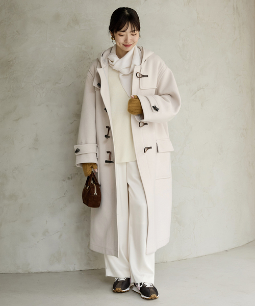 MONTGOMERY/モンゴメリー 別注 140sパイル ロングダッフルコート