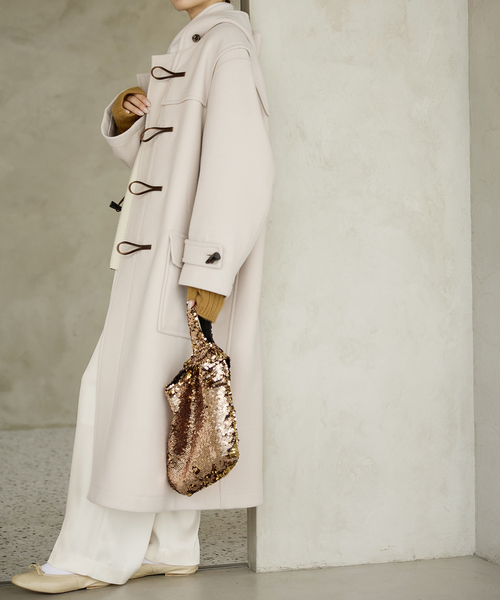 MONTGOMERY/モンゴメリー 別注 140sパイル ロングダッフルコート