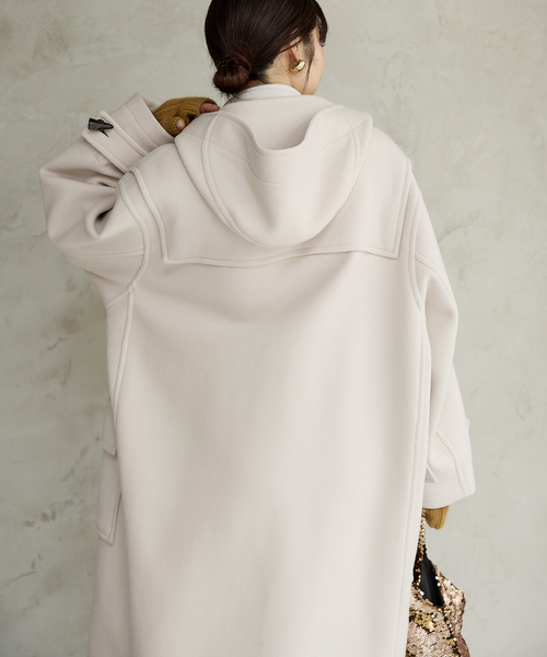 IENA MONTGOMERYモンゴメリー別注140sパイルロングダッフルコート MONTGOMERY/モンゴメリー 別注 140sパイル ロングダッフルコート