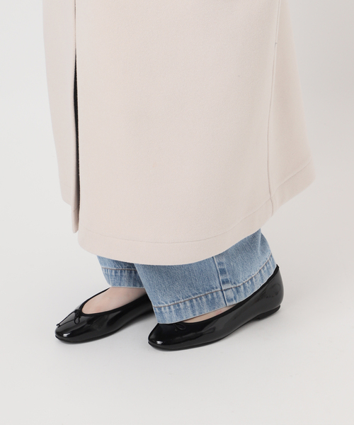 IENA（イエナ）の「MONTGOMERY/モンゴメリー 別注 140sパイル ロングダッフルコート（ダッフルコート・レディース・ホワイト・FREE）」の4枚目の写真