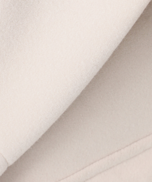 IENA（イエナ）の「MONTGOMERY/モンゴメリー 別注 140sパイル ロングダッフルコート（ダッフルコート・レディース・ホワイト・FREE）」の3枚目の写真