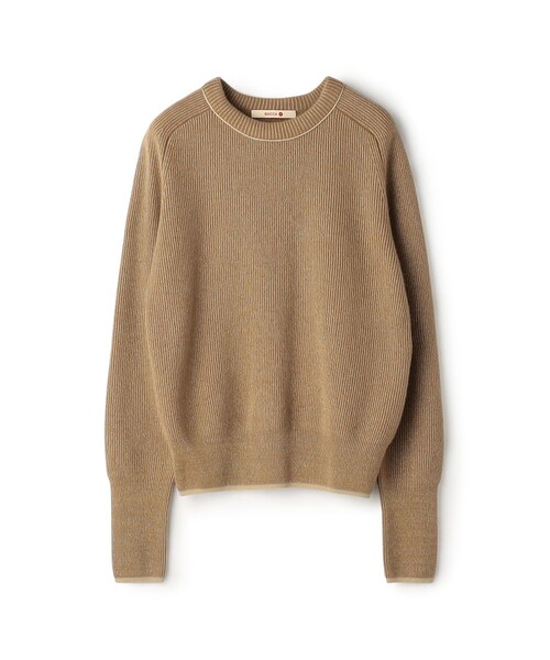 メイさんbacca ラメウール ベーシックプルオーバーニット ラメウール ベーシックプルオーバーニット（ニット/セーター）｜BACCA