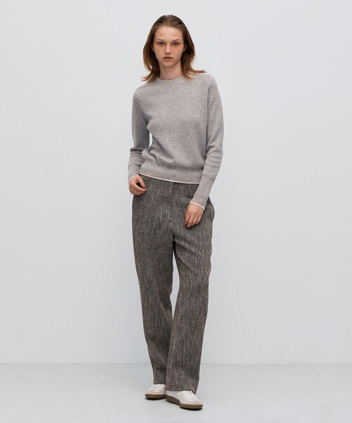 ラメウール ベーシックプルオーバーニット（ニット/セーター）｜BACCA