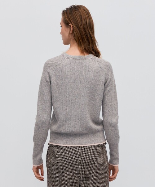 BACCA（バッカ）の「ラメウール ベーシックプルオーバーニット（ニット/セーター・レディース・ベージュ系その他/グレー系その他2・S）」の6枚目の写真