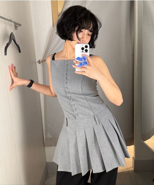 LIKE THE MOST（ライクザモースト）の「ピンタックver2 ワイドトレーニングパンツ [ブラック]（スウェットパンツ・レディース・ブラック・LARGE/MEDIUM/SMALL/X-LARGE）」の7枚目の写真