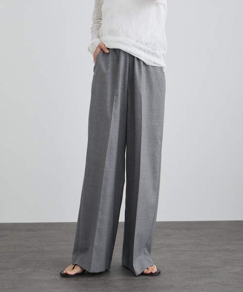 SALON adam et rope'（サロン アダム エ ロペ）の「ノンミュールジングウールパンツ（その他パンツ・レディース・グレー/ベージュ・S/M）」の20枚目の写真