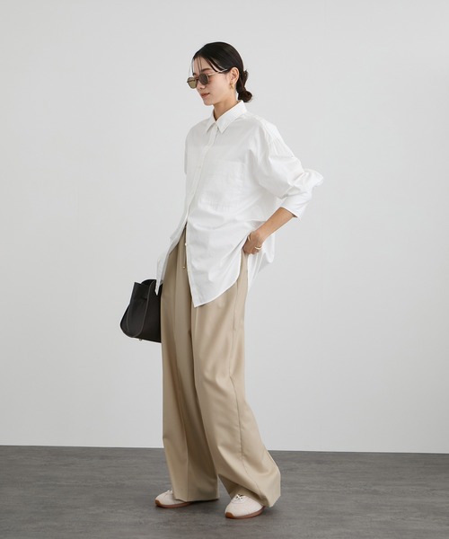 SALON adam et rope'（サロン アダム エ ロペ）の「ノンミュールジングウールパンツ（その他パンツ・レディース・グレー/ベージュ・S/M）」の21枚目の写真