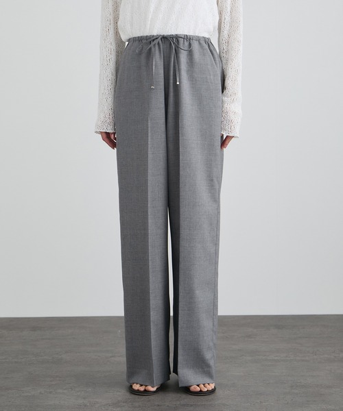 SALON adam et rope'（サロン アダム エ ロペ）の「ノンミュールジングウールパンツ（その他パンツ・レディース・グレー/ベージュ・S/M）」の13枚目の写真