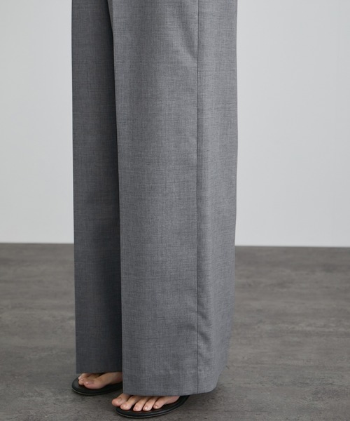 SALON adam et rope'（サロン アダム エ ロペ）の「ノンミュールジングウールパンツ（その他パンツ・レディース・グレー/ベージュ・S/M）」の18枚目の写真