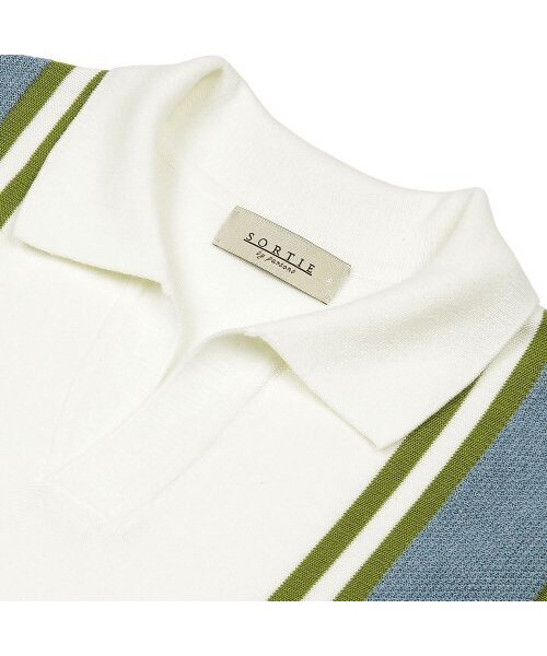 sortie(ソルティ)の「Summer Blend Open Collar Knit (Ivory)(ポロシャツ・メンズ・その他・MEDIUM/X-LARGE/LARGE)」の2枚目の写真
