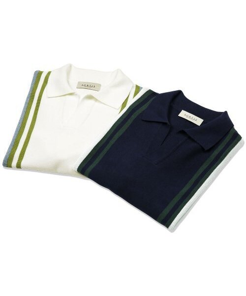 sortie(ソルティ)の「Summer Blend Open Collar Knit (Ivory)(ポロシャツ・メンズ・その他・MEDIUM/X-LARGE/LARGE)」の4枚目の写真