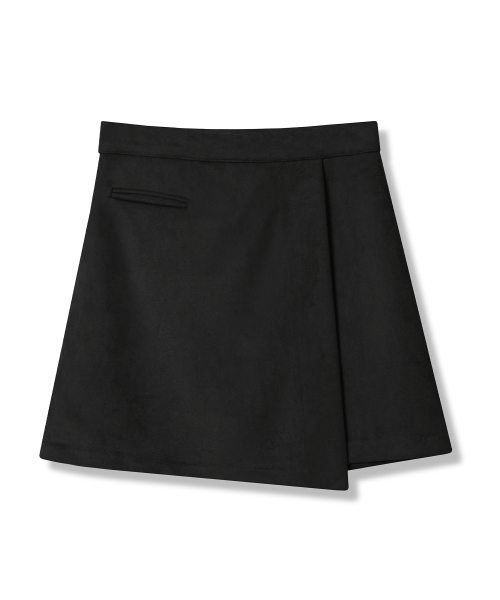 Vivacious（ビバシャス）の「Unbalance Mini Skirt - 4COL（スカート・レディース・チャコール/ブラック/カーキ/ピンク・SMALL/MEDIUM）」の8枚目の写真