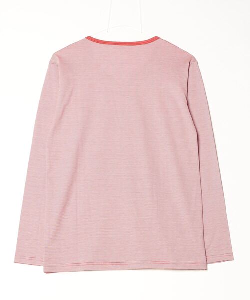 SUNSPEL(サンスペル)の「【KS】【SUNSPEL/サンスペル】BORDER VNECK CUT(Tシャツ/カットソー・メンズ・レッド・SMALL)」の2枚目の写真