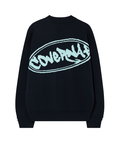 COVERNAT(カバーナット)の「グラフィティクルーネックニット ダークネイビー(ニット/セーター・レディース・その他・MEDIUM/LARGE/X-LARGE/SMALL)」の3枚目の写真