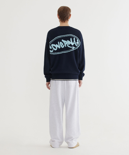 COVERNAT(カバーナット)の「グラフィティクルーネックニット ダークネイビー(ニット/セーター・レディース・その他・MEDIUM/LARGE/X-LARGE/SMALL)」の8枚目の写真