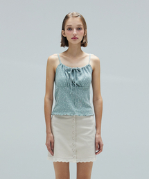 DEARSTALKER（ディアストーカー）の「VIVI FLOWER SLEEVELESS - MINT（Tシャツ/カットソー）」