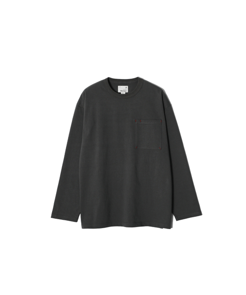 HORLISUN(ホーリーサン)の「Lawrence Long Sleeve T-shirt Charcoal(Tシャツ/カットソー・レディース・その他・LARGE/MEDIUM/SMALL)」の1枚目の写真