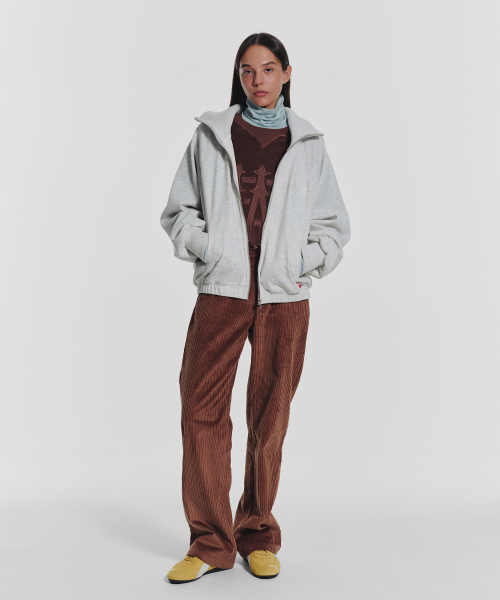 MENASOO(ミナス)の「Waffle Mink Daily Hooded Zip Up_Oatmeal(パーカー・レディース・オートミール・F)」の12枚目の写真