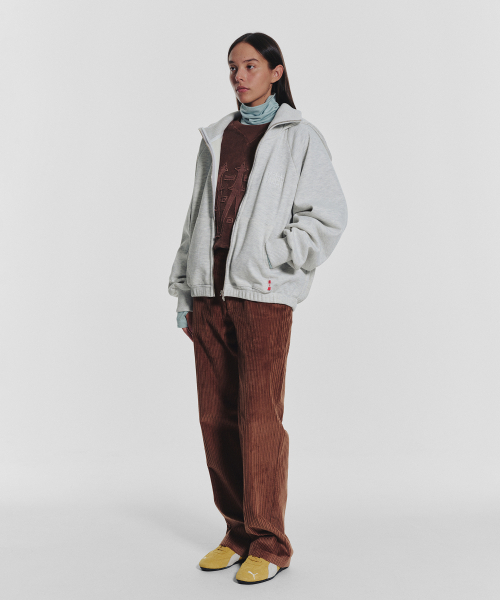 MENASOO(ミナス)の「Waffle Mink Daily Hooded Zip Up_Oatmeal(パーカー・レディース・オートミール・F)」の13枚目の写真